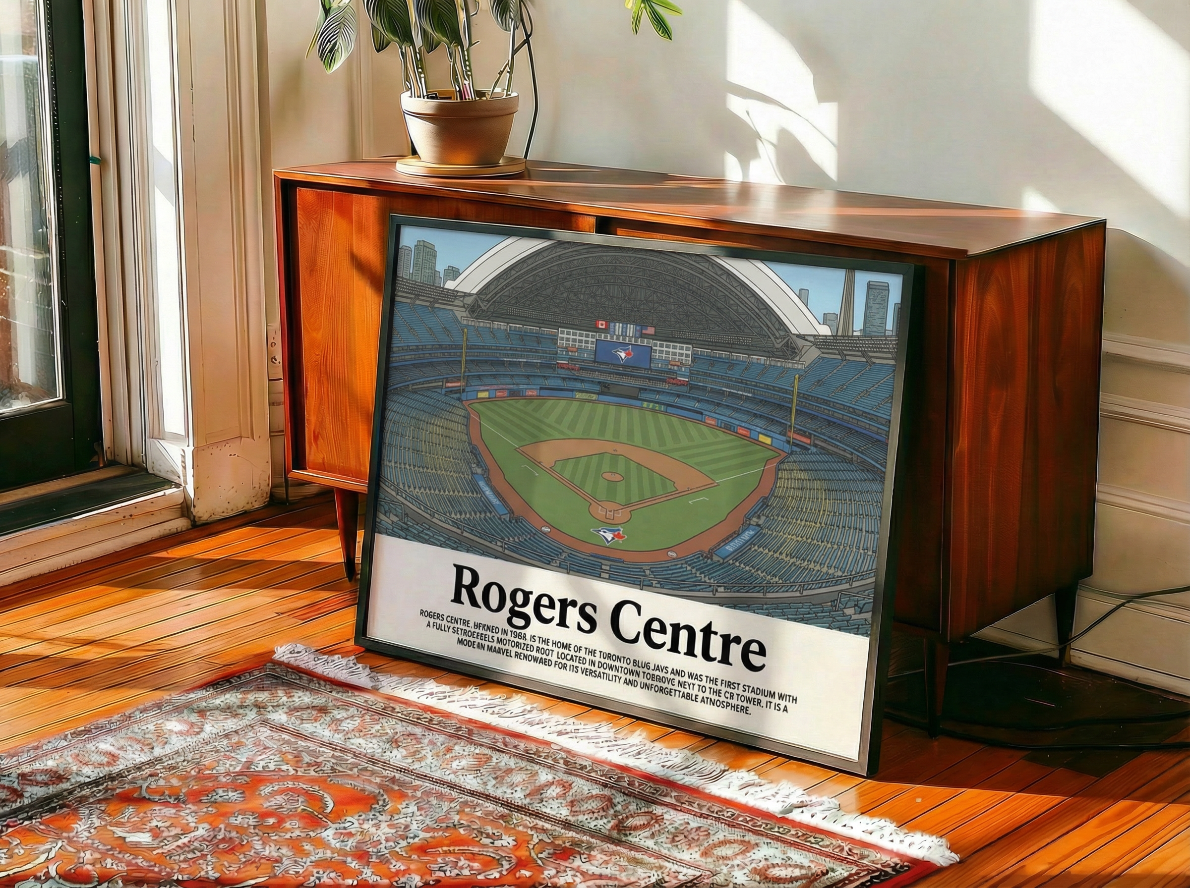 Framed Rogers Centre poster