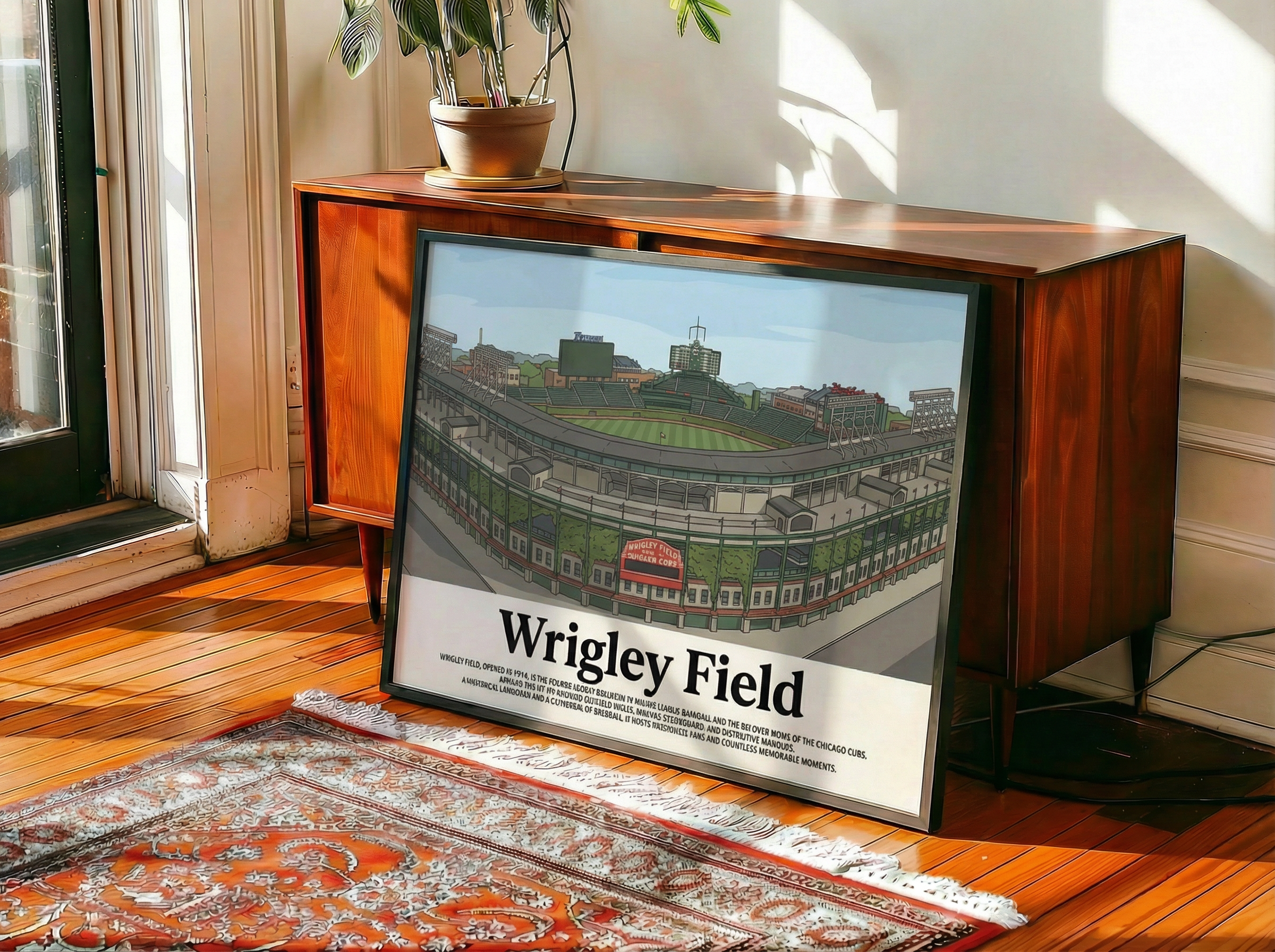 Framed Wrigley Field