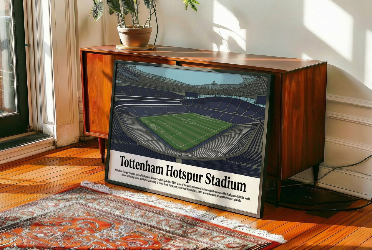 Framed Tottenham Hotspur Stadium